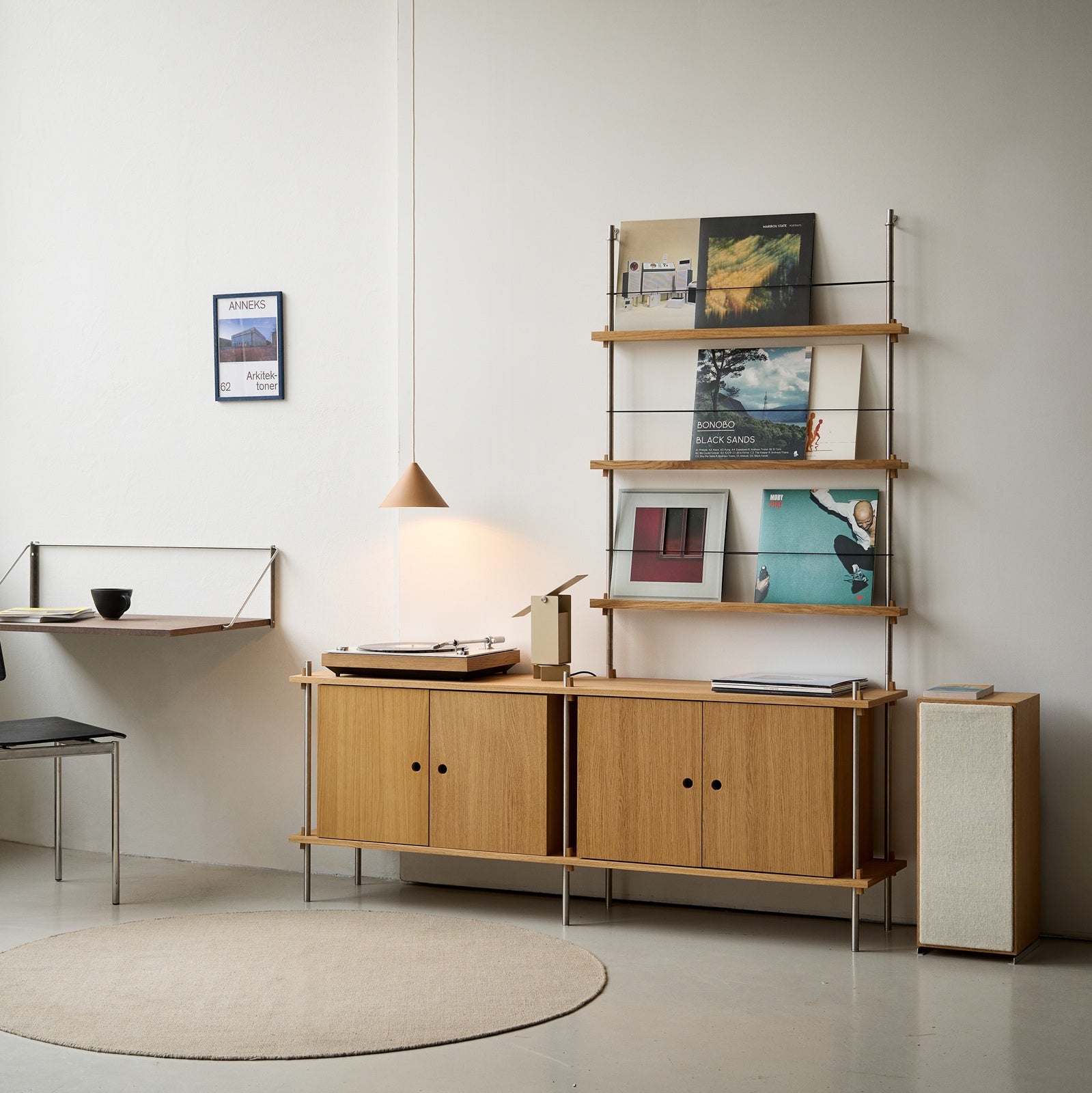 MOEBE Shelving System – Modulare Vinyl Aufbewahrung