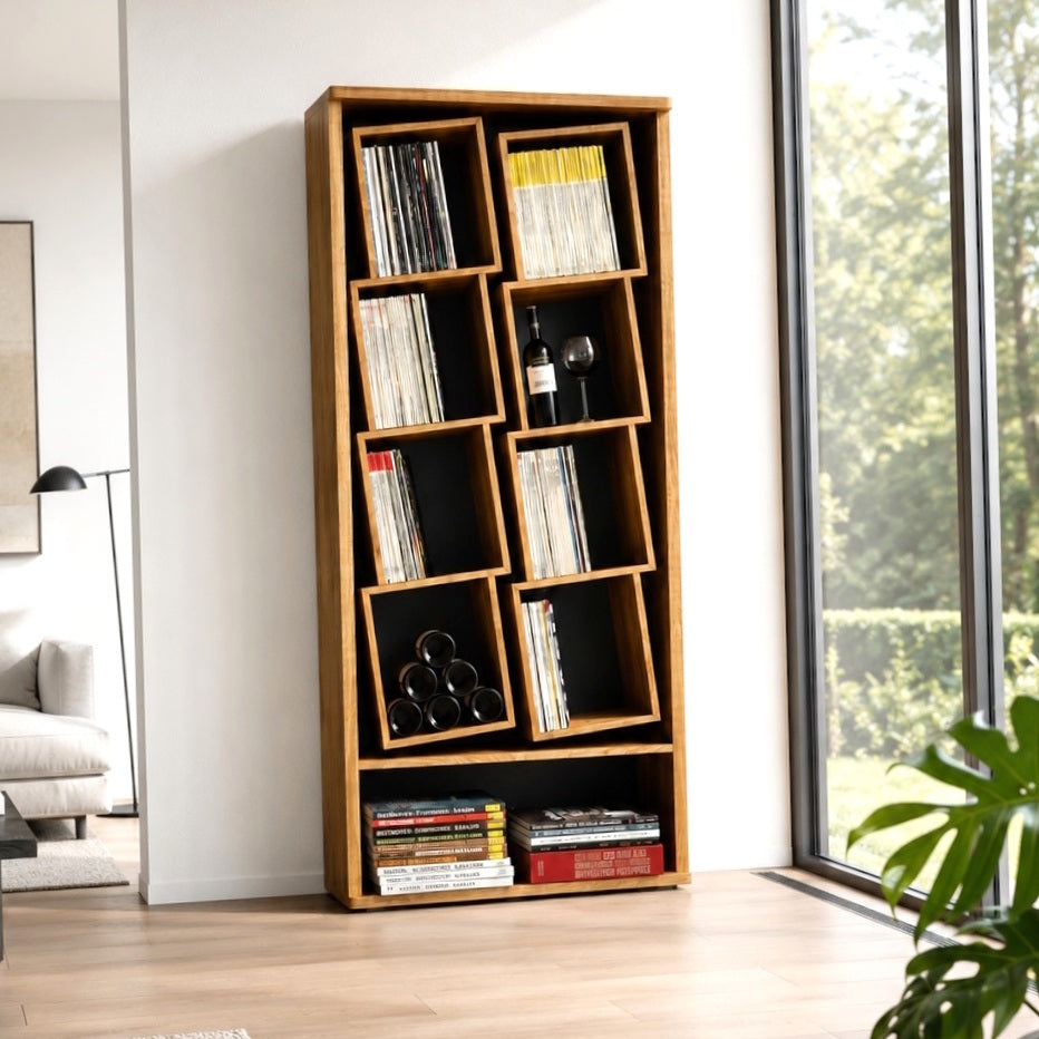 Sinfonic Audio Record Cabinet 8+1 Compartments