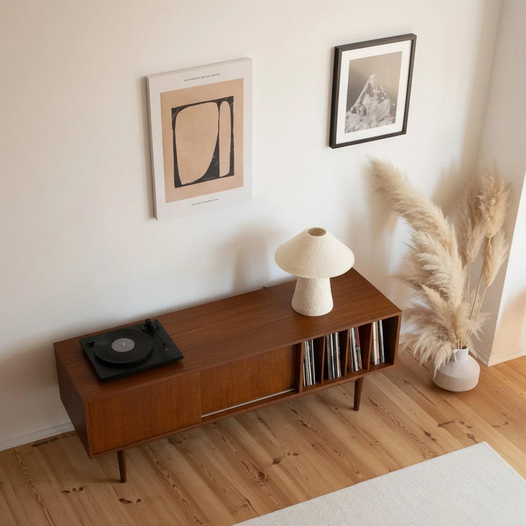 LOTV Vinyl Slide Plattenschrank TV-Lowboard