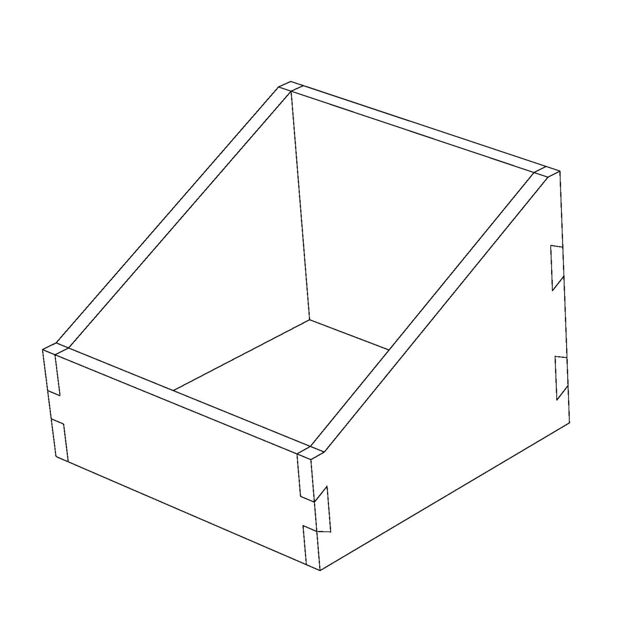 Plyphonic platenkast van berkenmultiplex als stijlvolle opbergruimte voor een vinylcollectie