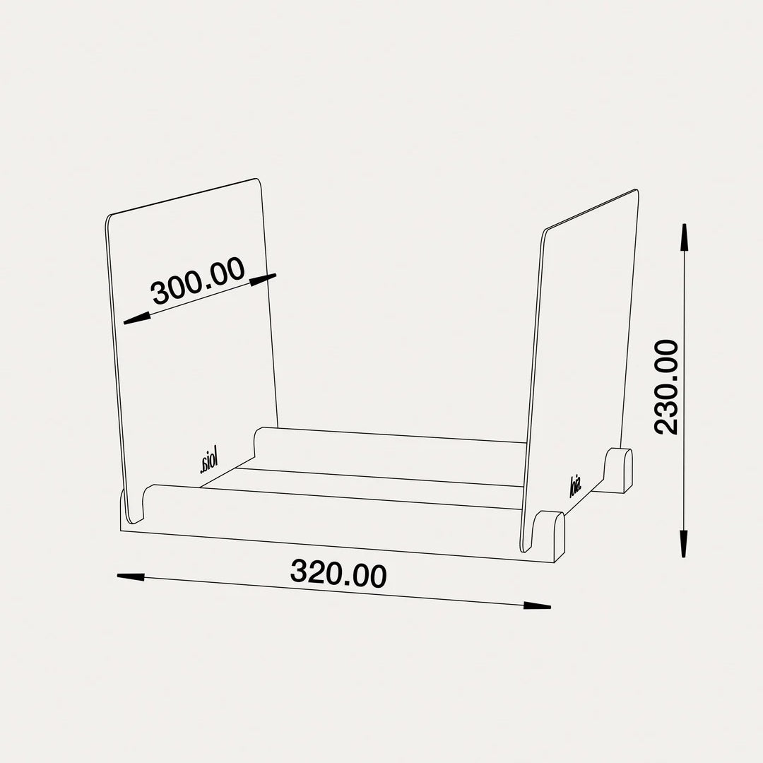 LOIA Vinyl Storage - White