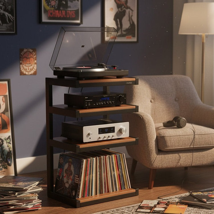 NorStone Esse HiFi Vinyl – HiFi Rack with Record Storage